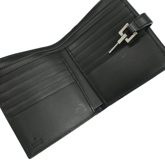 Gucci Black Canvas GG Wallet 05474.2067 125458 - Picture 6 of 7
